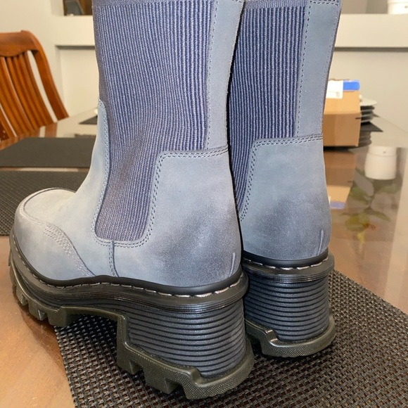 Dr. Martens Corran Chelsea Waxy Suede Heeled Boots  12